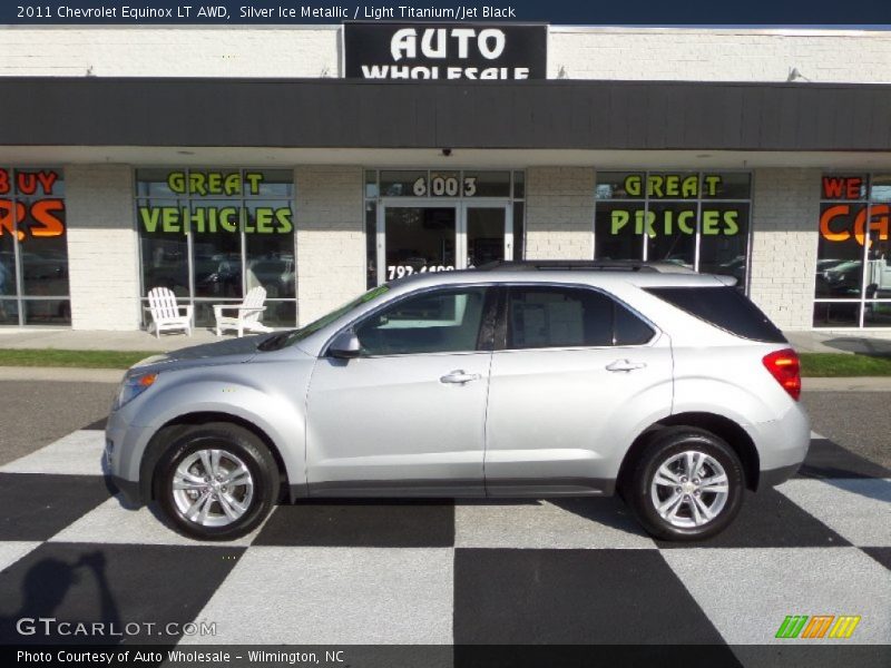 Silver Ice Metallic / Light Titanium/Jet Black 2011 Chevrolet Equinox LT AWD