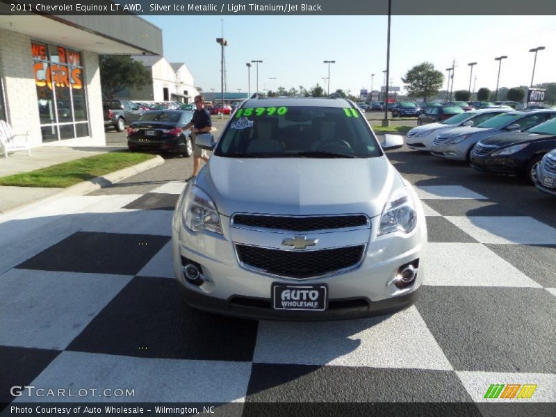 Silver Ice Metallic / Light Titanium/Jet Black 2011 Chevrolet Equinox LT AWD
