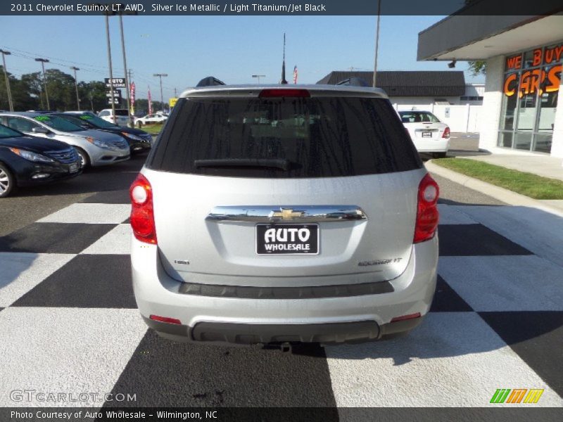 Silver Ice Metallic / Light Titanium/Jet Black 2011 Chevrolet Equinox LT AWD