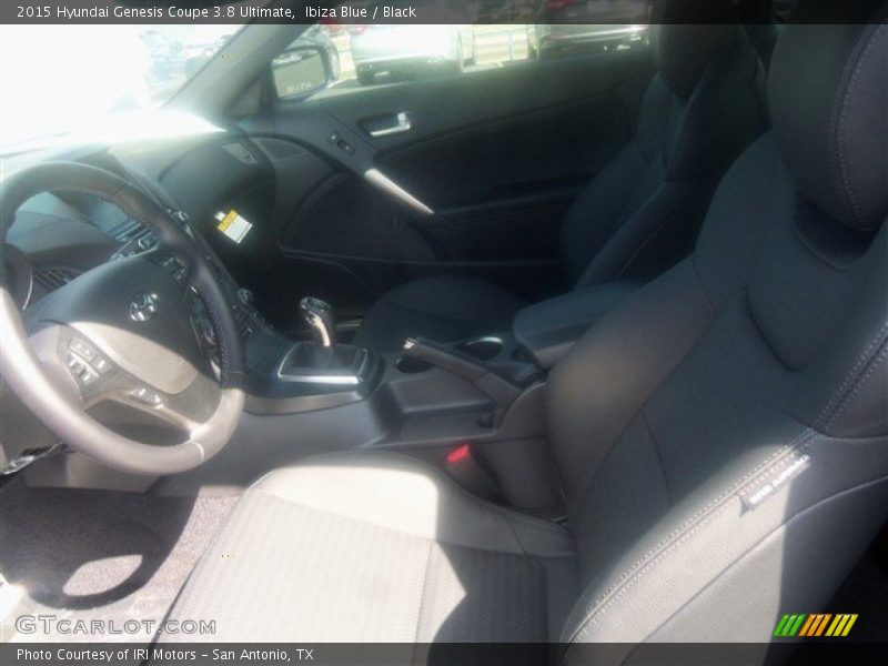 Ibiza Blue / Black 2015 Hyundai Genesis Coupe 3.8 Ultimate