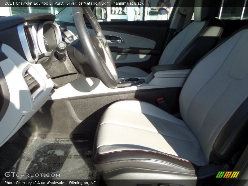 Silver Ice Metallic / Light Titanium/Jet Black 2011 Chevrolet Equinox LT AWD