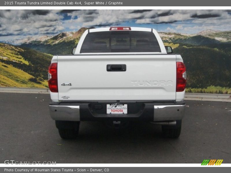 Super White / Graphite 2015 Toyota Tundra Limited Double Cab 4x4