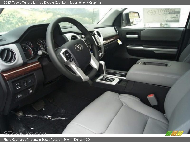 Graphite Interior - 2015 Tundra Limited Double Cab 4x4 