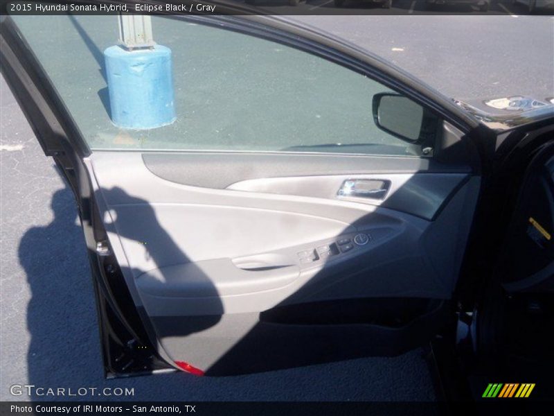 Eclipse Black / Gray 2015 Hyundai Sonata Hybrid