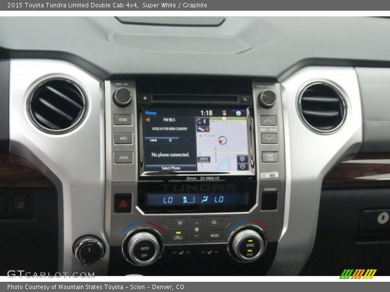 Super White / Graphite 2015 Toyota Tundra Limited Double Cab 4x4