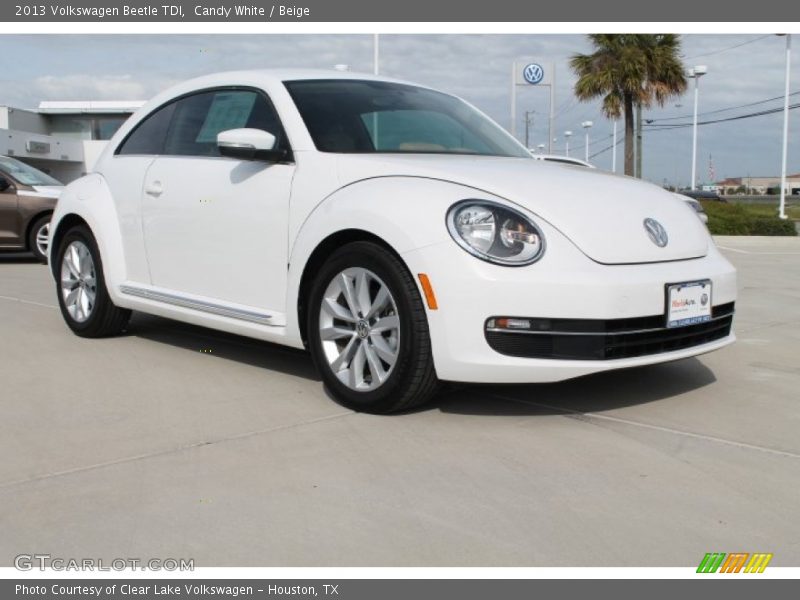 Candy White / Beige 2013 Volkswagen Beetle TDI