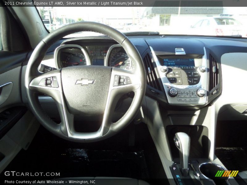 Silver Ice Metallic / Light Titanium/Jet Black 2011 Chevrolet Equinox LT AWD