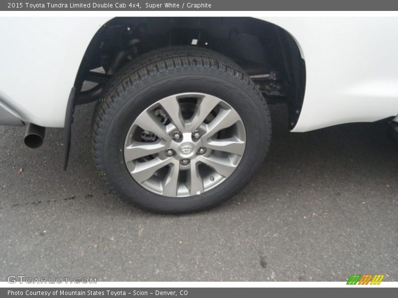 Super White / Graphite 2015 Toyota Tundra Limited Double Cab 4x4