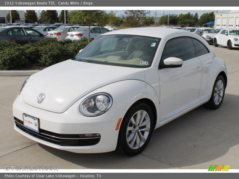 Candy White / Beige 2013 Volkswagen Beetle TDI