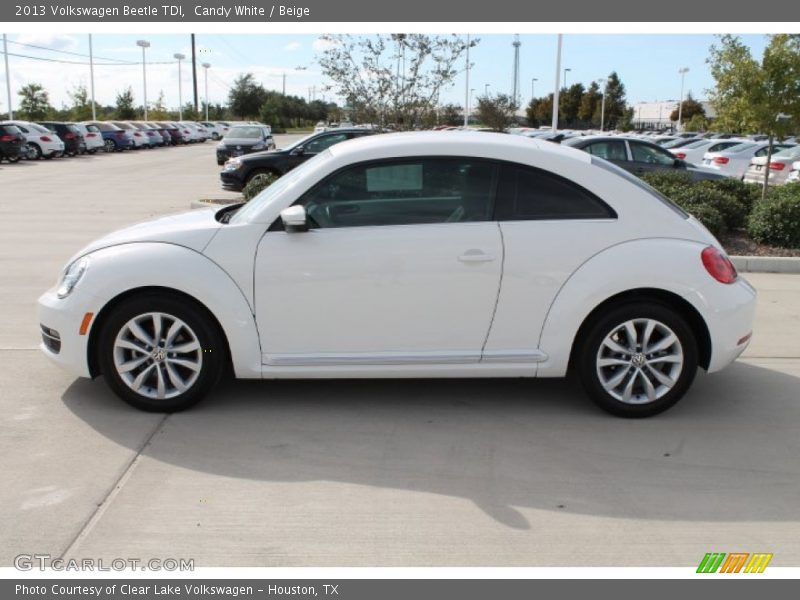 Candy White / Beige 2013 Volkswagen Beetle TDI