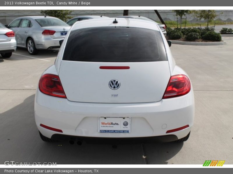 Candy White / Beige 2013 Volkswagen Beetle TDI