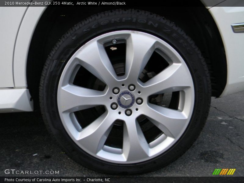 Arctic White / Almond/Black 2010 Mercedes-Benz GLK 350 4Matic