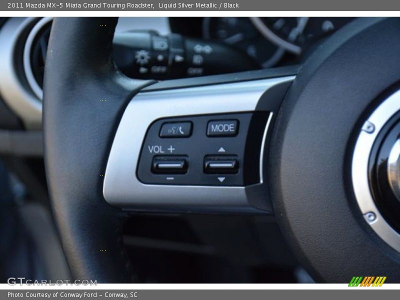 Controls of 2011 MX-5 Miata Grand Touring Roadster