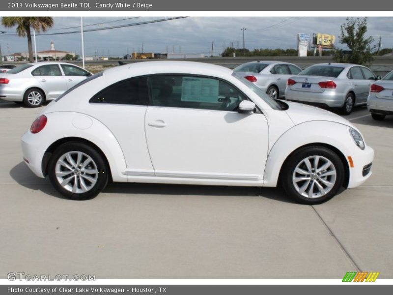 Candy White / Beige 2013 Volkswagen Beetle TDI