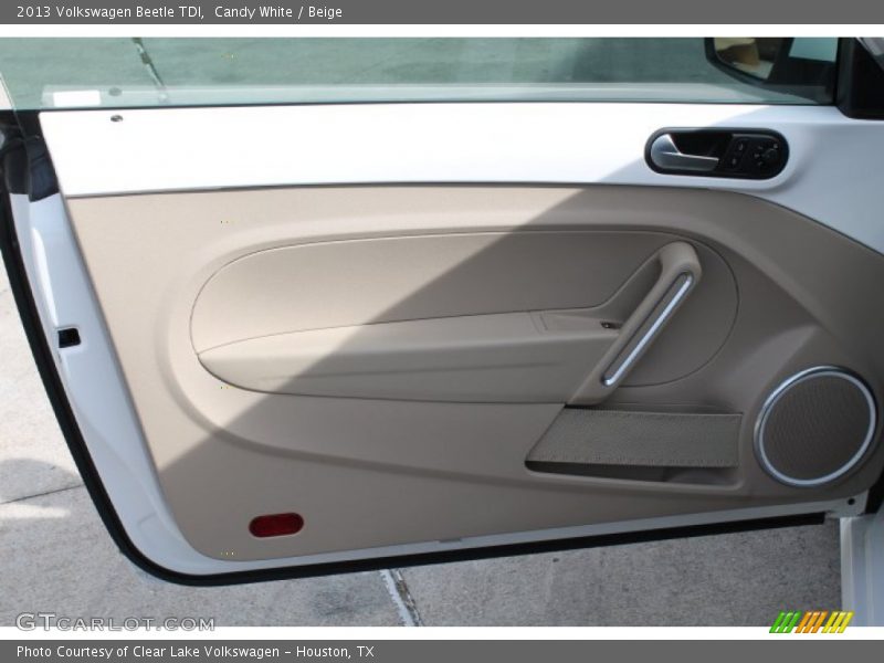 Candy White / Beige 2013 Volkswagen Beetle TDI