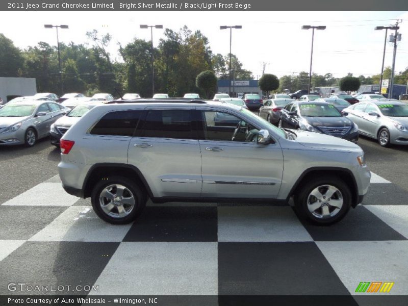 Bright Silver Metallic / Black/Light Frost Beige 2011 Jeep Grand Cherokee Limited