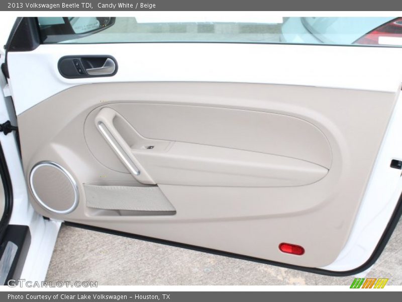 Candy White / Beige 2013 Volkswagen Beetle TDI
