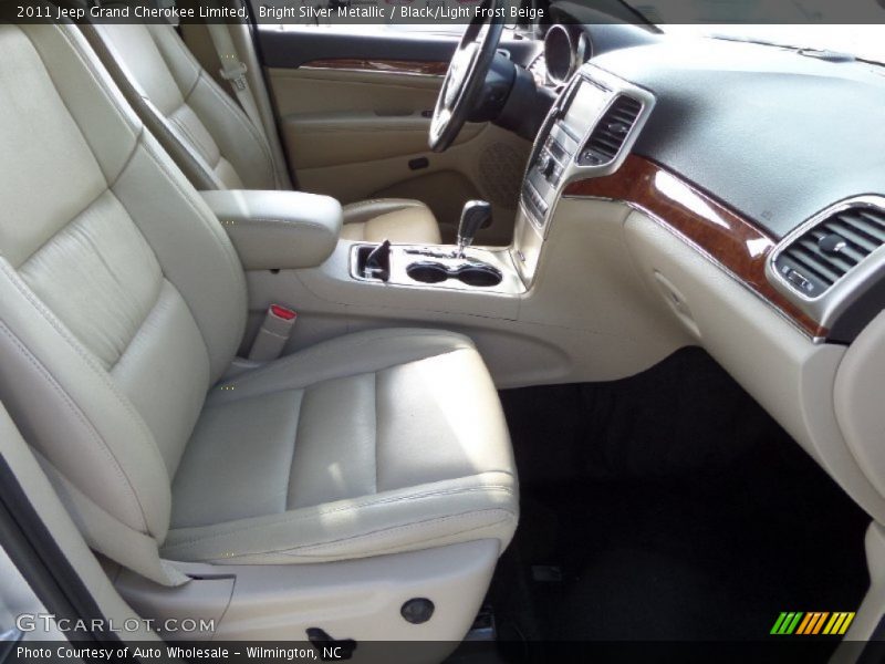 Bright Silver Metallic / Black/Light Frost Beige 2011 Jeep Grand Cherokee Limited