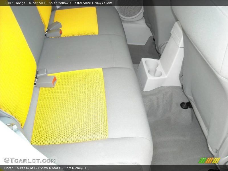 Solar Yellow / Pastel Slate Gray/Yellow 2007 Dodge Caliber SXT