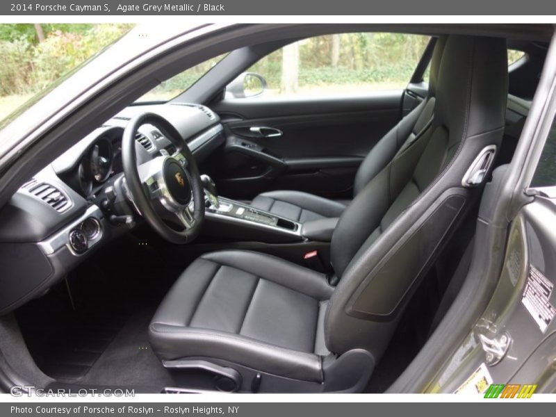 Agate Grey Metallic / Black 2014 Porsche Cayman S