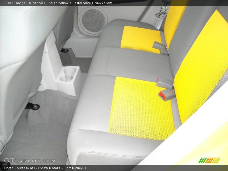 Solar Yellow / Pastel Slate Gray/Yellow 2007 Dodge Caliber SXT