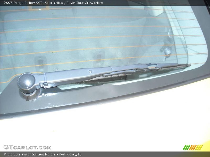 Solar Yellow / Pastel Slate Gray/Yellow 2007 Dodge Caliber SXT