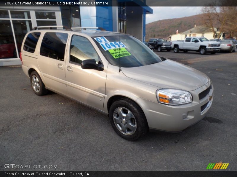 Gold Mist Metallic / Cashmere 2007 Chevrolet Uplander LT