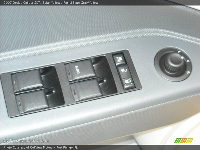Solar Yellow / Pastel Slate Gray/Yellow 2007 Dodge Caliber SXT