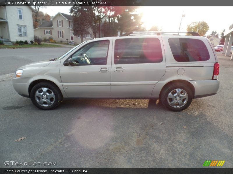 Gold Mist Metallic / Cashmere 2007 Chevrolet Uplander LT