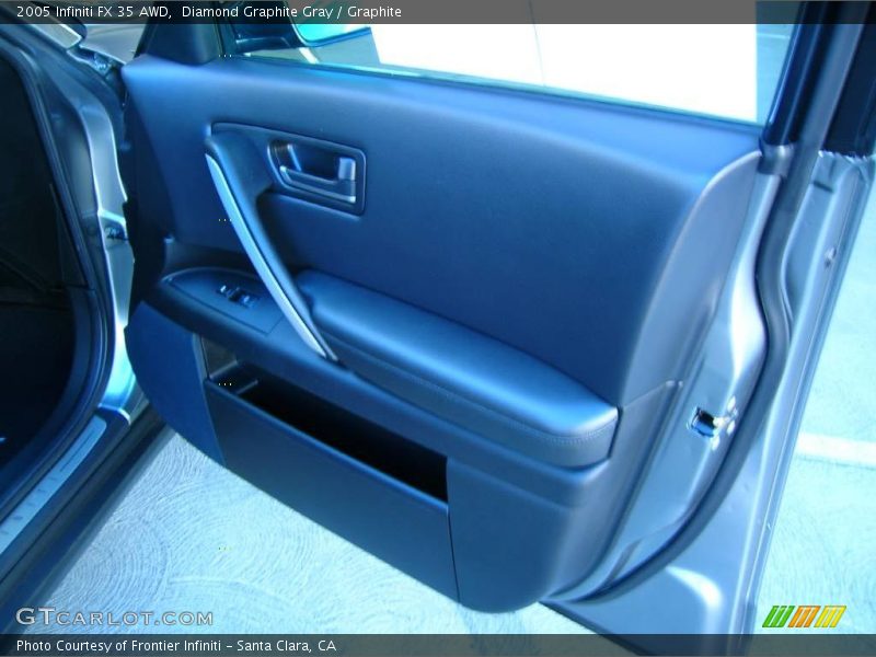 Diamond Graphite Gray / Graphite 2005 Infiniti FX 35 AWD