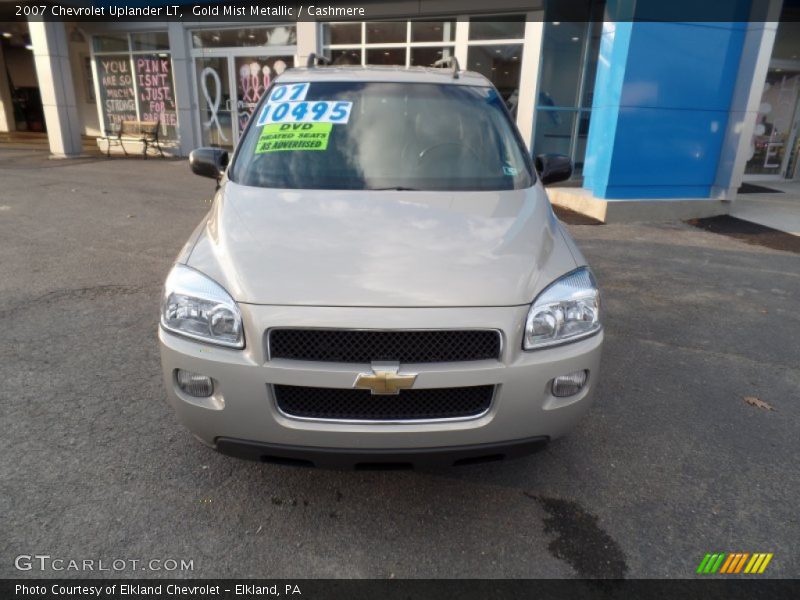 Gold Mist Metallic / Cashmere 2007 Chevrolet Uplander LT