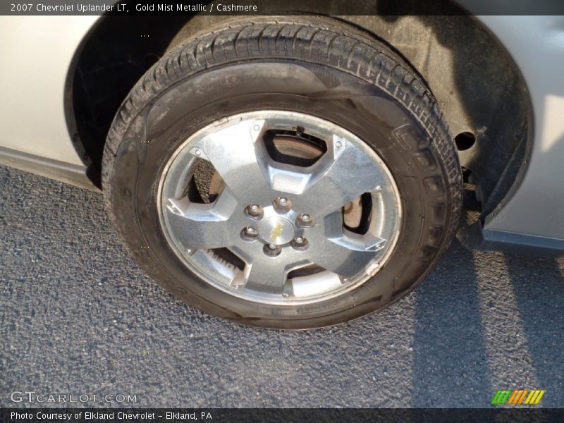 Gold Mist Metallic / Cashmere 2007 Chevrolet Uplander LT