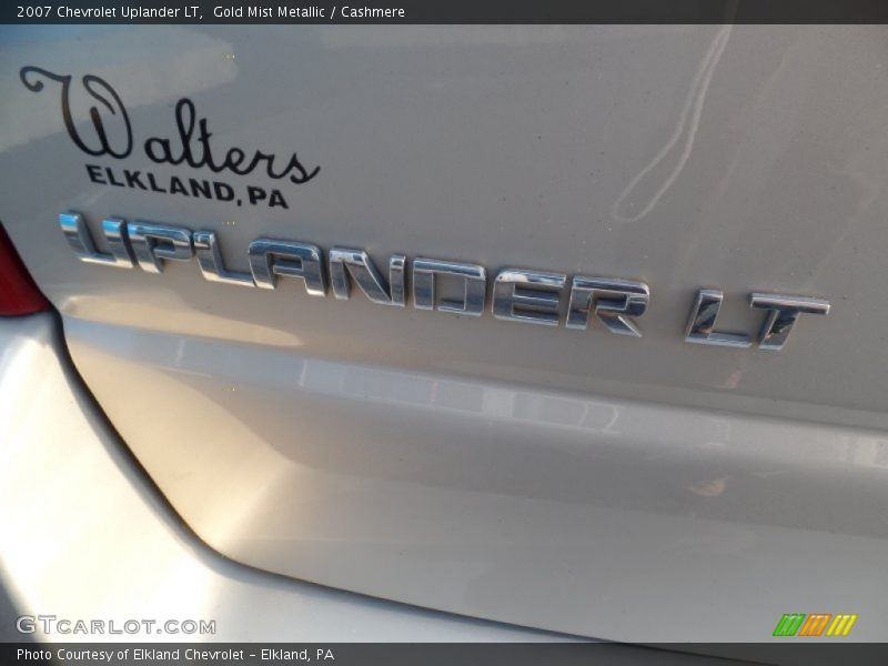 Gold Mist Metallic / Cashmere 2007 Chevrolet Uplander LT