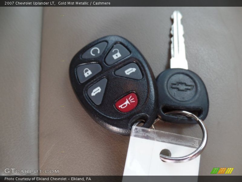 Gold Mist Metallic / Cashmere 2007 Chevrolet Uplander LT