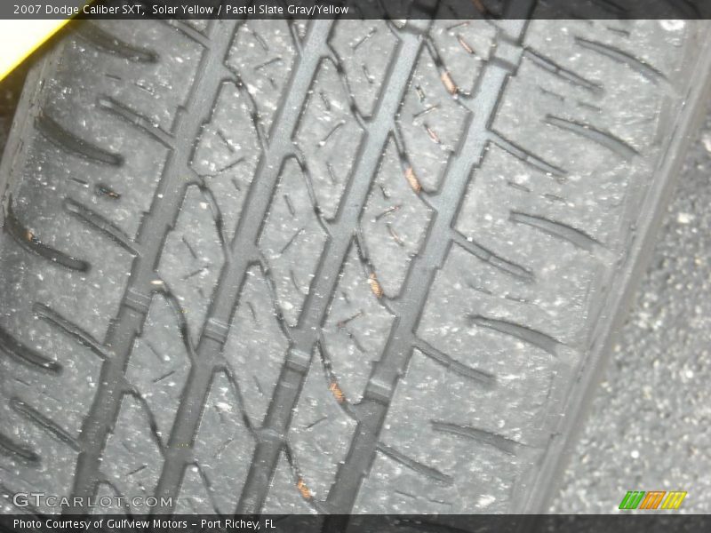 Solar Yellow / Pastel Slate Gray/Yellow 2007 Dodge Caliber SXT