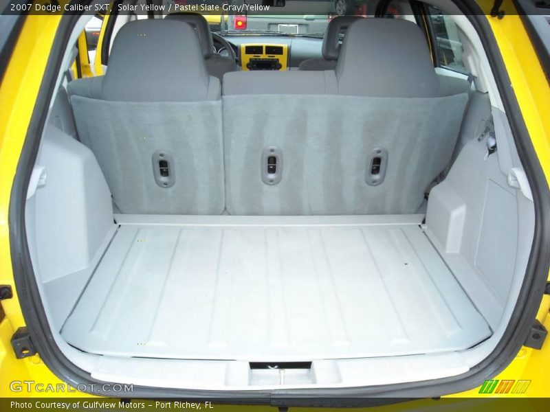 Solar Yellow / Pastel Slate Gray/Yellow 2007 Dodge Caliber SXT