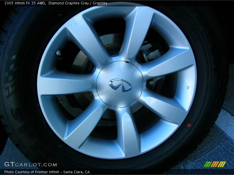 Diamond Graphite Gray / Graphite 2005 Infiniti FX 35 AWD