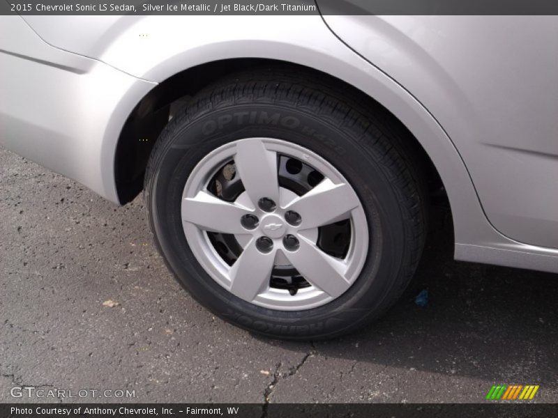 Silver Ice Metallic / Jet Black/Dark Titanium 2015 Chevrolet Sonic LS Sedan