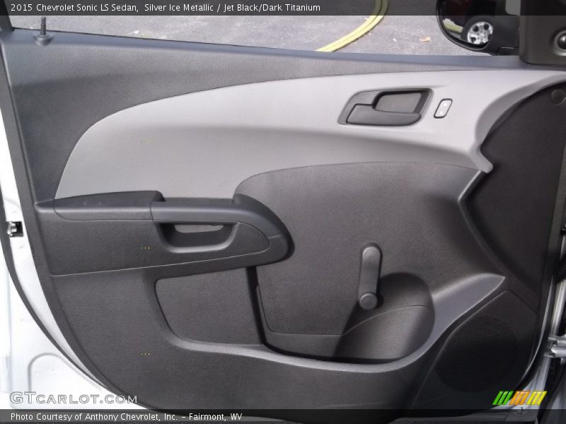 Silver Ice Metallic / Jet Black/Dark Titanium 2015 Chevrolet Sonic LS Sedan