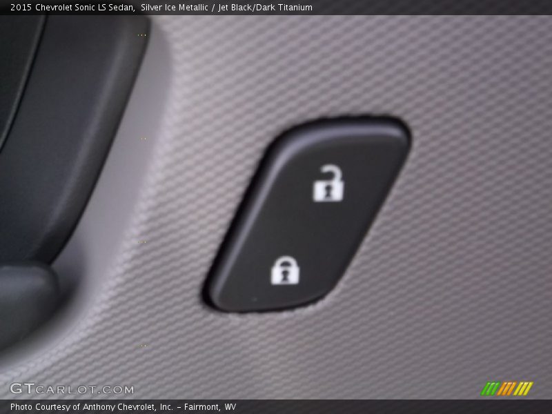 Silver Ice Metallic / Jet Black/Dark Titanium 2015 Chevrolet Sonic LS Sedan