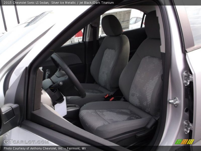 Silver Ice Metallic / Jet Black/Dark Titanium 2015 Chevrolet Sonic LS Sedan
