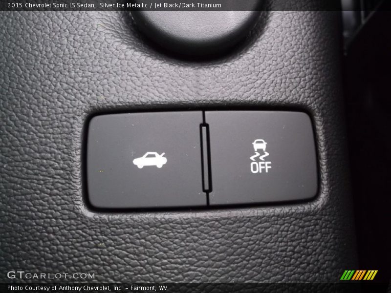Silver Ice Metallic / Jet Black/Dark Titanium 2015 Chevrolet Sonic LS Sedan