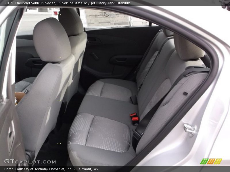 Silver Ice Metallic / Jet Black/Dark Titanium 2015 Chevrolet Sonic LS Sedan