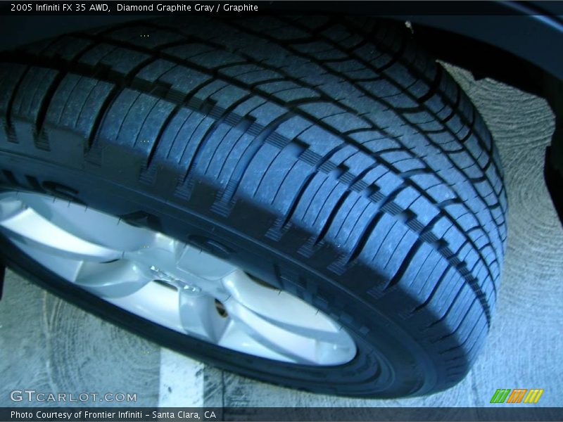 Diamond Graphite Gray / Graphite 2005 Infiniti FX 35 AWD