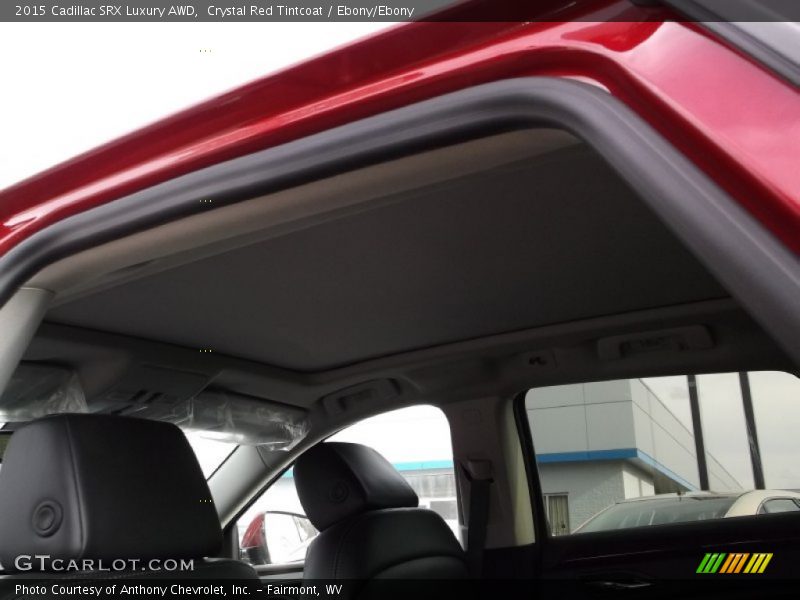 Crystal Red Tintcoat / Ebony/Ebony 2015 Cadillac SRX Luxury AWD