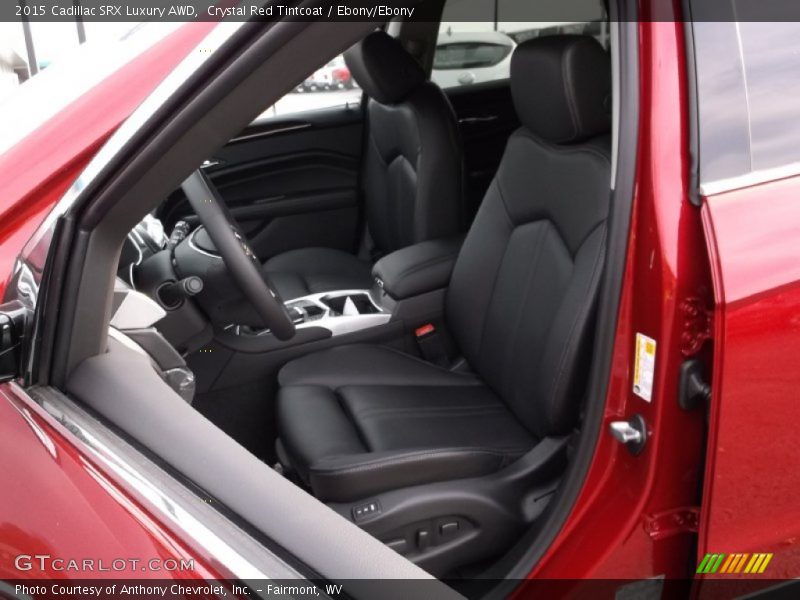 Crystal Red Tintcoat / Ebony/Ebony 2015 Cadillac SRX Luxury AWD