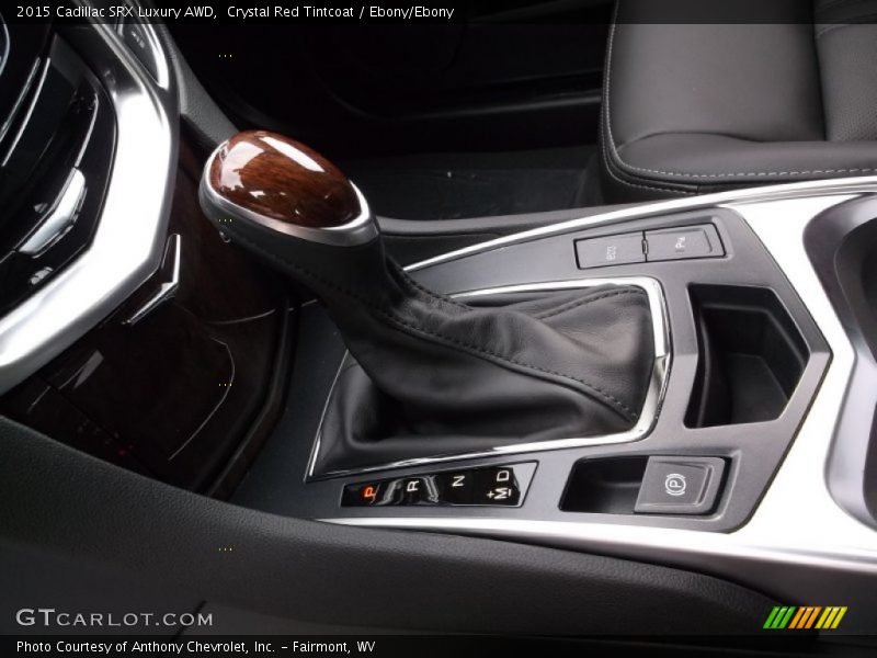 Crystal Red Tintcoat / Ebony/Ebony 2015 Cadillac SRX Luxury AWD