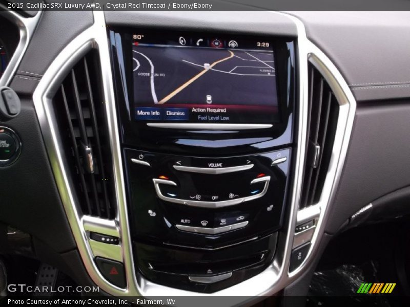 Crystal Red Tintcoat / Ebony/Ebony 2015 Cadillac SRX Luxury AWD