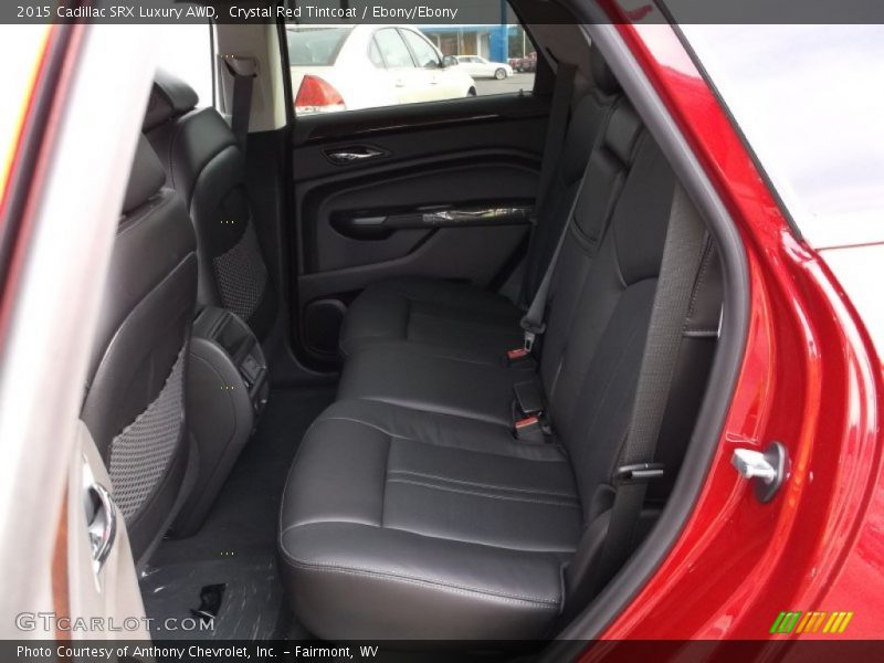 Crystal Red Tintcoat / Ebony/Ebony 2015 Cadillac SRX Luxury AWD