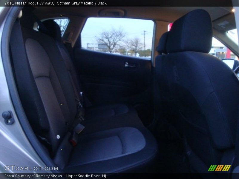 Gotham Gray Metallic / Black 2011 Nissan Rogue SV AWD